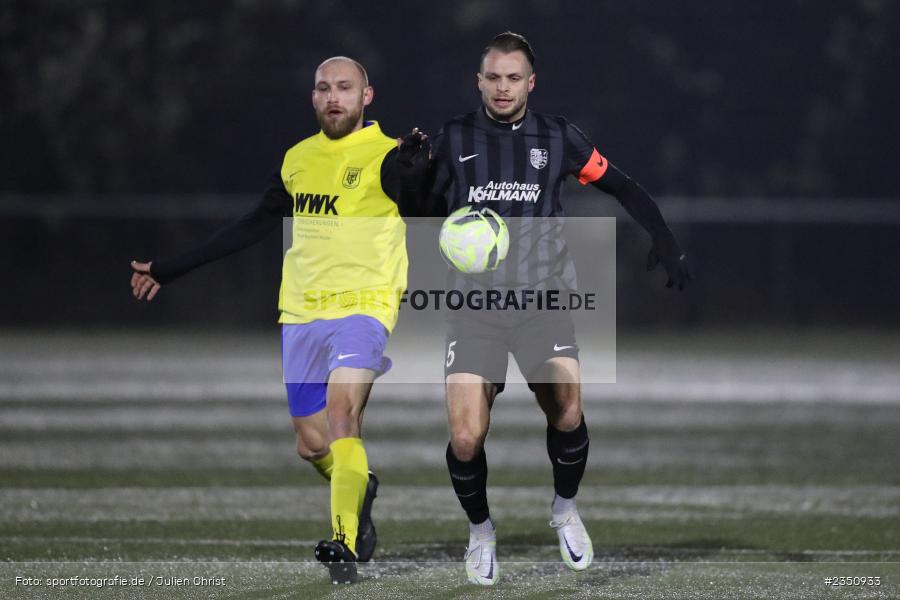 Marvin Schramm, Kunstrasenplatz, Höchberg, 08.02.2023, sport, action, Fussball, BFV, Landesfreundschaftsspiele, Landesliga Nordwest, TSV, TGH, TSV Karlburg, TG Höchberg - Bild-ID: 2350933