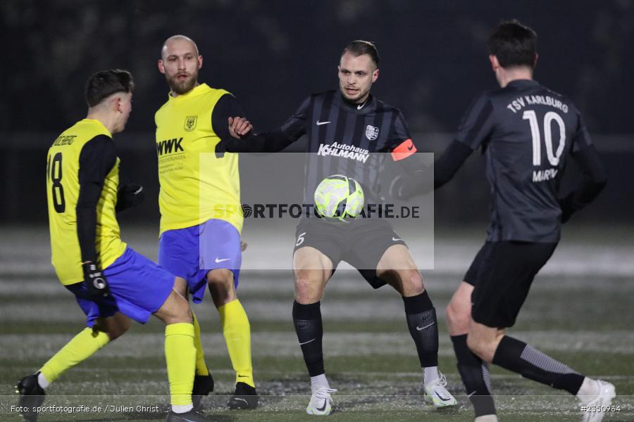 Marvin Schramm, Kunstrasenplatz, Höchberg, 08.02.2023, sport, action, Fussball, BFV, Landesfreundschaftsspiele, Landesliga Nordwest, TSV, TGH, TSV Karlburg, TG Höchberg - Bild-ID: 2350934