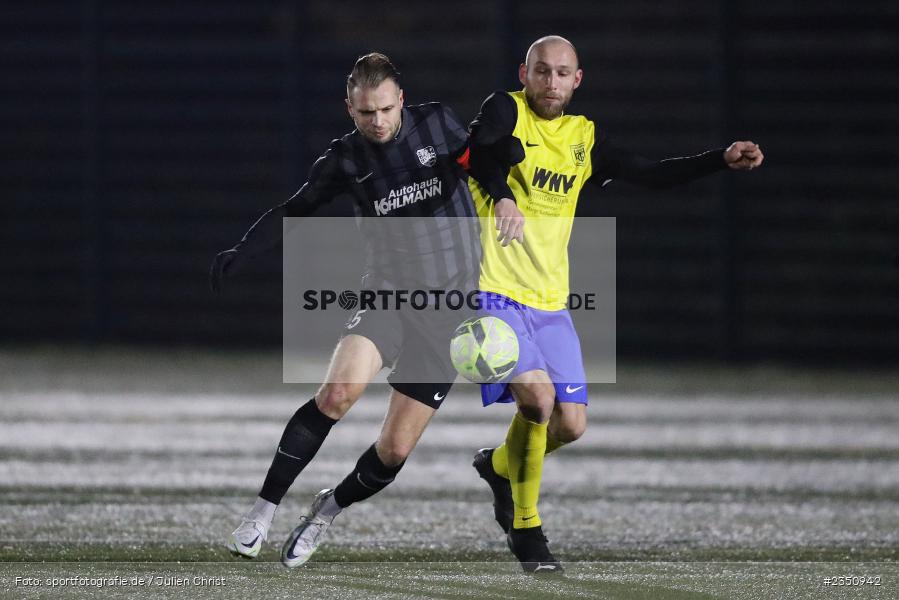 Marvin Schramm, Kunstrasenplatz, Höchberg, 08.02.2023, sport, action, Fussball, BFV, Landesfreundschaftsspiele, Landesliga Nordwest, TSV, TGH, TSV Karlburg, TG Höchberg - Bild-ID: 2350942