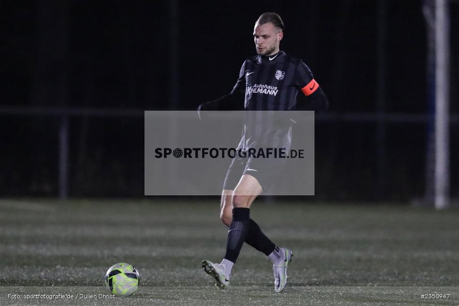 Marvin Schramm, Kunstrasenplatz, Höchberg, 08.02.2023, sport, action, Fussball, BFV, Landesfreundschaftsspiele, Landesliga Nordwest, TSV, TGH, TSV Karlburg, TG Höchberg - Bild-ID: 2350947