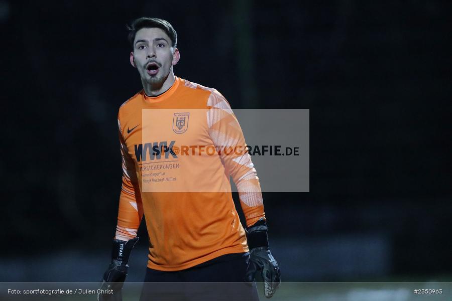 Nicolas Wilhelm, Kunstrasenplatz, Höchberg, 08.02.2023, sport, action, Fussball, BFV, Landesfreundschaftsspiele, Landesliga Nordwest, TSV, TGH, TSV Karlburg, TG Höchberg - Bild-ID: 2350963