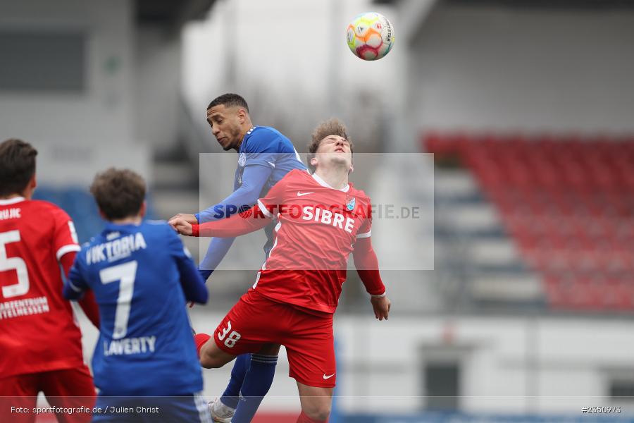 Mick Gudra, Stadion am Schönbusch, Aschaffenburg, 11.02.2023, sport, action, Fussball, BFV, Landesfreundschaftsspiele, Regionalliga Südwest, Regionalliga Bayern, TSV, SVA, TSV Steinbach Haiger, SV Viktoria Aschaffenburg - Bild-ID: 2350973 Mick Gudra, Stadion am Schönbusch, Aschaffenburg, 11.02.2023, sport, action, Fussball, BFV, Landesfreundschaftsspiele, Regionalliga Südwest, Regionalliga Bayern, TSV, SVA, TSV Steinbach Haiger, SV Viktoria Aschaffenburg - Bild-ID: 2350973