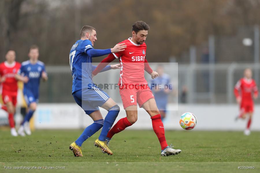 Niklas Meyer, Stadion am Schönbusch, Aschaffenburg, 11.02.2023, sport, action, Fussball, BFV, Landesfreundschaftsspiele, Regionalliga Südwest, Regionalliga Bayern, TSV, SVA, TSV Steinbach Haiger, SV Viktoria Aschaffenburg - Bild-ID: 2350980 Niklas Meyer, Stadion am Schönbusch, Aschaffenburg, 11.02.2023, sport, action, Fussball, BFV, Landesfreundschaftsspiele, Regionalliga Südwest, Regionalliga Bayern, TSV, SVA, TSV Steinbach Haiger, SV Viktoria Aschaffenburg - Bild-ID: 2350980