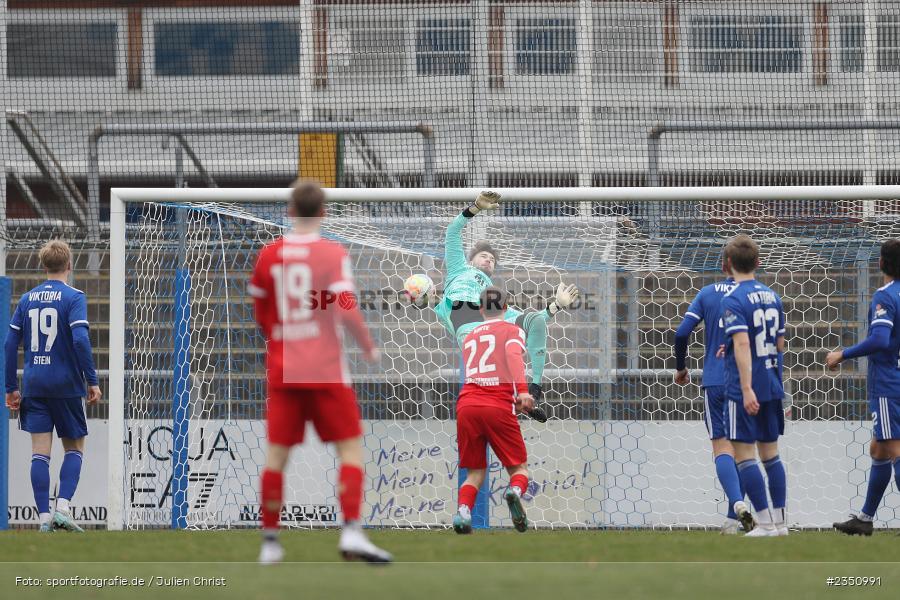 William Herbert, Stadion am Schönbusch, Aschaffenburg, 11.02.2023, sport, action, Fussball, BFV, Landesfreundschaftsspiele, Regionalliga Südwest, Regionalliga Bayern, TSV, SVA, TSV Steinbach Haiger, SV Viktoria Aschaffenburg - Bild-ID: 2350991