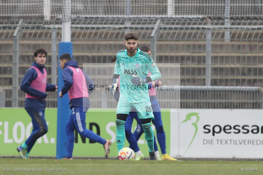 William Herbert, Stadion am Schönbusch, Aschaffenburg, 11.02.2023, sport, action, Fussball, BFV, Landesfreundschaftsspiele, Regionalliga Südwest, Regionalliga Bayern, TSV, SVA, TSV Steinbach Haiger, SV Viktoria Aschaffenburg - Bild-ID: 2350994 William Herbert, Stadion am Schönbusch, Aschaffenburg, 11.02.2023, sport, action, Fussball, BFV, Landesfreundschaftsspiele, Regionalliga Südwest, Regionalliga Bayern, TSV, SVA, TSV Steinbach Haiger, SV Viktoria Aschaffenburg - Bild-ID: 2350994