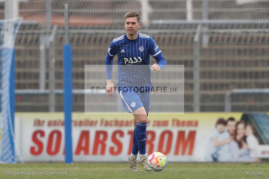 Luca Dähn, Stadion am Schönbusch, Aschaffenburg, 11.02.2023, sport, action, Fussball, BFV, Landesfreundschaftsspiele, Regionalliga Südwest, Regionalliga Bayern, TSV, SVA, TSV Steinbach Haiger, SV Viktoria Aschaffenburg - Bild-ID: 2350996 Luca Dähn, Stadion am Schönbusch, Aschaffenburg, 11.02.2023, sport, action, Fussball, BFV, Landesfreundschaftsspiele, Regionalliga Südwest, Regionalliga Bayern, TSV, SVA, TSV Steinbach Haiger, SV Viktoria Aschaffenburg - Bild-ID: 2350996