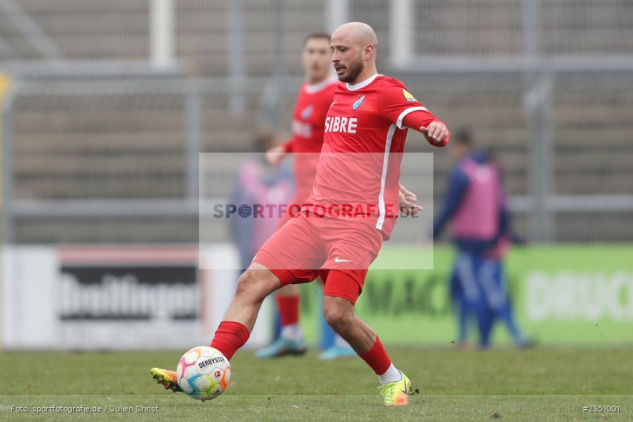 Dino Bisanovic, Stadion am Schönbusch, Aschaffenburg, 11.02.2023, sport, action, Fussball, BFV, Landesfreundschaftsspiele, Regionalliga Südwest, Regionalliga Bayern, TSV, SVA, TSV Steinbach Haiger, SV Viktoria Aschaffenburg - Bild-ID: 2351001 Dino Bisanovic, Stadion am Schönbusch, Aschaffenburg, 11.02.2023, sport, action, Fussball, BFV, Landesfreundschaftsspiele, Regionalliga Südwest, Regionalliga Bayern, TSV, SVA, TSV Steinbach Haiger, SV Viktoria Aschaffenburg - Bild-ID: 2351001