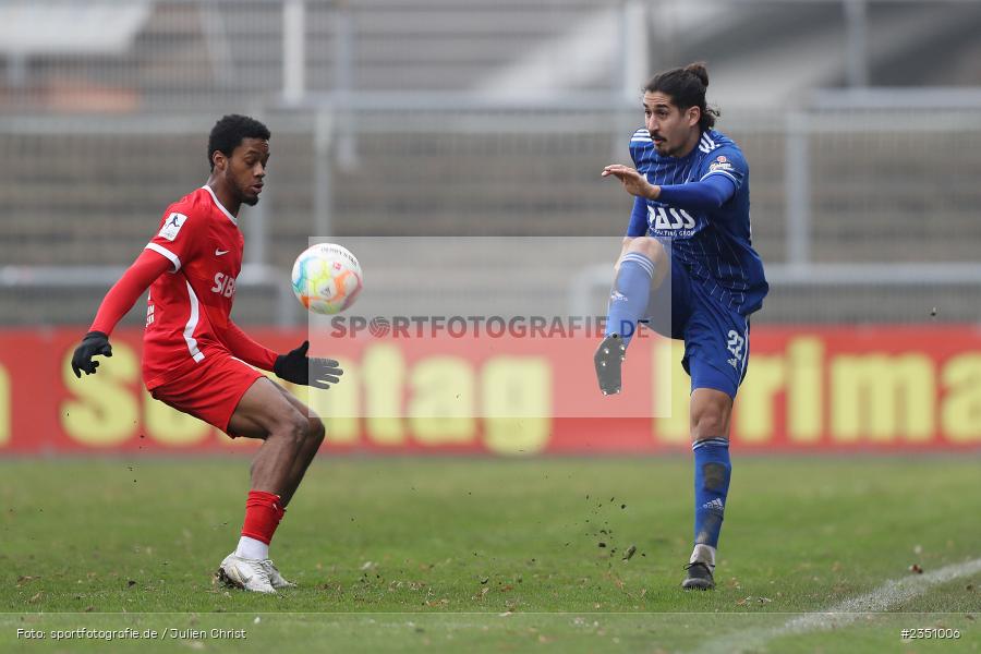 Hamza Boutakhrit, Stadion am Schönbusch, Aschaffenburg, 11.02.2023, sport, action, Fussball, BFV, Landesfreundschaftsspiele, Regionalliga Südwest, Regionalliga Bayern, TSV, SVA, TSV Steinbach Haiger, SV Viktoria Aschaffenburg - Bild-ID: 2351006 Hamza Boutakhrit, Stadion am Schönbusch, Aschaffenburg, 11.02.2023, sport, action, Fussball, BFV, Landesfreundschaftsspiele, Regionalliga Südwest, Regionalliga Bayern, TSV, SVA, TSV Steinbach Haiger, SV Viktoria Aschaffenburg - Bild-ID: 2351006