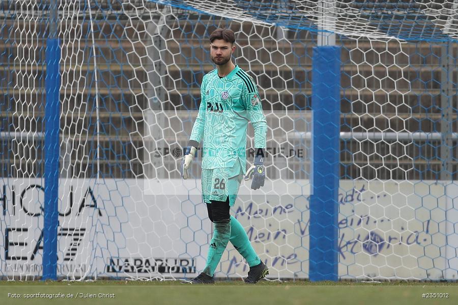William Herbert, Stadion am Schönbusch, Aschaffenburg, 11.02.2023, sport, action, Fussball, BFV, Landesfreundschaftsspiele, Regionalliga Südwest, Regionalliga Bayern, TSV, SVA, TSV Steinbach Haiger, SV Viktoria Aschaffenburg - Bild-ID: 2351012 William Herbert, Stadion am Schönbusch, Aschaffenburg, 11.02.2023, sport, action, Fussball, BFV, Landesfreundschaftsspiele, Regionalliga Südwest, Regionalliga Bayern, TSV, SVA, TSV Steinbach Haiger, SV Viktoria Aschaffenburg - Bild-ID: 2351012