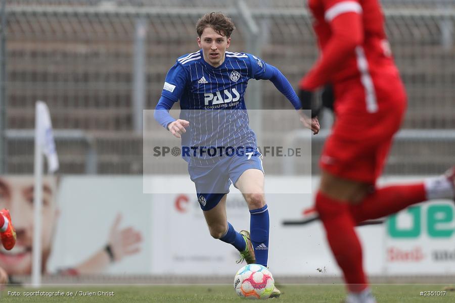 Benedict Laverty, Stadion am Schönbusch, Aschaffenburg, 11.02.2023, sport, action, Fussball, BFV, Landesfreundschaftsspiele, Regionalliga Südwest, Regionalliga Bayern, TSV, SVA, TSV Steinbach Haiger, SV Viktoria Aschaffenburg - Bild-ID: 2351017 Benedict Laverty, Stadion am Schönbusch, Aschaffenburg, 11.02.2023, sport, action, Fussball, BFV, Landesfreundschaftsspiele, Regionalliga Südwest, Regionalliga Bayern, TSV, SVA, TSV Steinbach Haiger, SV Viktoria Aschaffenburg - Bild-ID: 2351017