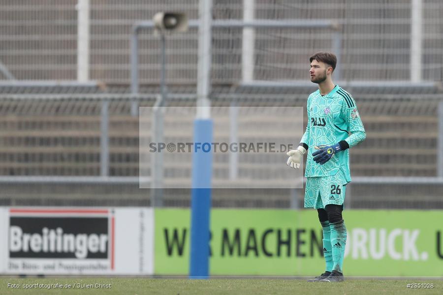 William Herbert, Stadion am Schönbusch, Aschaffenburg, 11.02.2023, sport, action, Fussball, BFV, Landesfreundschaftsspiele, Regionalliga Südwest, Regionalliga Bayern, TSV, SVA, TSV Steinbach Haiger, SV Viktoria Aschaffenburg - Bild-ID: 2351028 William Herbert, Stadion am Schönbusch, Aschaffenburg, 11.02.2023, sport, action, Fussball, BFV, Landesfreundschaftsspiele, Regionalliga Südwest, Regionalliga Bayern, TSV, SVA, TSV Steinbach Haiger, SV Viktoria Aschaffenburg - Bild-ID: 2351028