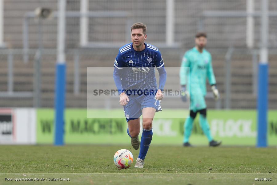 Luca Dähn, Stadion am Schönbusch, Aschaffenburg, 11.02.2023, sport, action, Fussball, BFV, Landesfreundschaftsspiele, Regionalliga Südwest, Regionalliga Bayern, TSV, SVA, TSV Steinbach Haiger, SV Viktoria Aschaffenburg - Bild-ID: 2351032 Luca Dähn, Stadion am Schönbusch, Aschaffenburg, 11.02.2023, sport, action, Fussball, BFV, Landesfreundschaftsspiele, Regionalliga Südwest, Regionalliga Bayern, TSV, SVA, TSV Steinbach Haiger, SV Viktoria Aschaffenburg - Bild-ID: 2351032