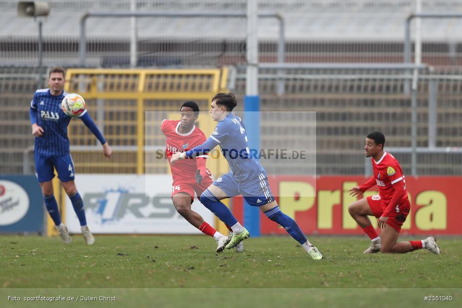 Bohdan Mykhalchenko, Stadion am Schönbusch, Aschaffenburg, 11.02.2023, sport, action, Fussball, BFV, Landesfreundschaftsspiele, Regionalliga Südwest, Regionalliga Bayern, TSV, SVA, TSV Steinbach Haiger, SV Viktoria Aschaffenburg - Bild-ID: 2351040