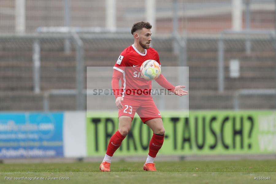 Jonas Singer, Stadion am Schönbusch, Aschaffenburg, 11.02.2023, sport, action, Fussball, BFV, Landesfreundschaftsspiele, Regionalliga Südwest, Regionalliga Bayern, TSV, SVA, TSV Steinbach Haiger, SV Viktoria Aschaffenburg - Bild-ID: 2351041 Jonas Singer, Stadion am Schönbusch, Aschaffenburg, 11.02.2023, sport, action, Fussball, BFV, Landesfreundschaftsspiele, Regionalliga Südwest, Regionalliga Bayern, TSV, SVA, TSV Steinbach Haiger, SV Viktoria Aschaffenburg - Bild-ID: 2351041