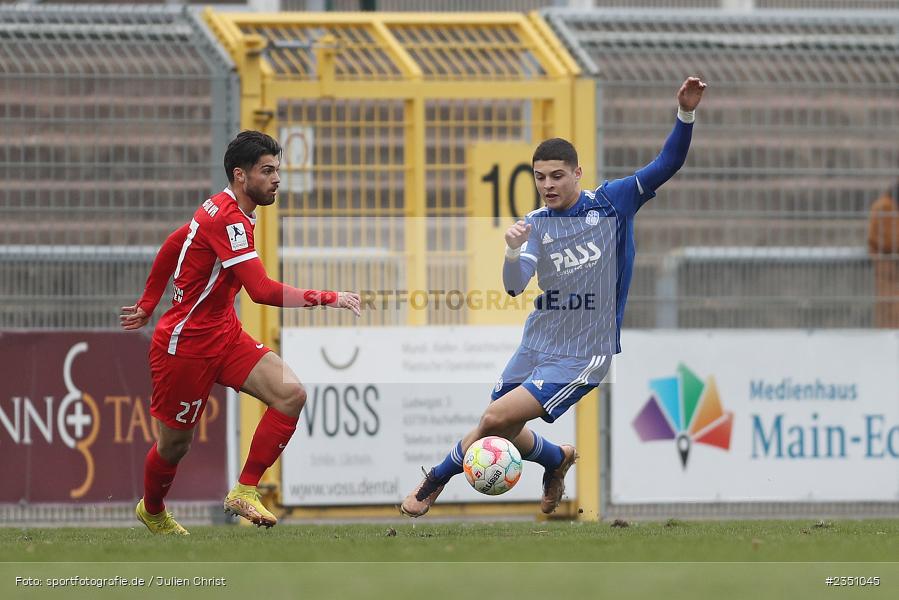 Enrique Pereira da Silva, Stadion am Schönbusch, Aschaffenburg, 11.02.2023, sport, action, Fussball, BFV, Landesfreundschaftsspiele, Regionalliga Südwest, Regionalliga Bayern, TSV, SVA, TSV Steinbach Haiger, SV Viktoria Aschaffenburg - Bild-ID: 2351045 Enrique Pereira da Silva, Stadion am Schönbusch, Aschaffenburg, 11.02.2023, sport, action, Fussball, BFV, Landesfreundschaftsspiele, Regionalliga Südwest, Regionalliga Bayern, TSV, SVA, TSV Steinbach Haiger, SV Viktoria Aschaffenburg - Bild-ID: 2351045