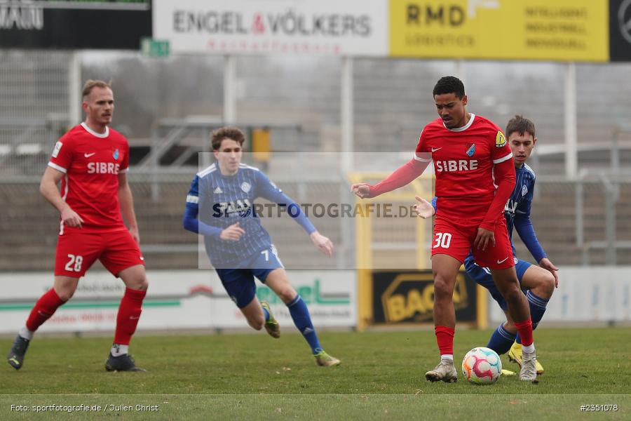 Michael Guthörl, Stadion am Schönbusch, Aschaffenburg, 11.02.2023, sport, action, Fussball, BFV, Landesfreundschaftsspiele, Regionalliga Südwest, Regionalliga Bayern, TSV, SVA, TSV Steinbach Haiger, SV Viktoria Aschaffenburg - Bild-ID: 2351078