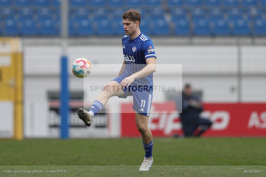 Florian Pieper, Stadion am Schönbusch, Aschaffenburg, 11.02.2023, sport, action, Fussball, BFV, Landesfreundschaftsspiele, Regionalliga Südwest, Regionalliga Bayern, TSV, SVA, TSV Steinbach Haiger, SV Viktoria Aschaffenburg - Bild-ID: 2351094 Florian Pieper, Stadion am Schönbusch, Aschaffenburg, 11.02.2023, sport, action, Fussball, BFV, Landesfreundschaftsspiele, Regionalliga Südwest, Regionalliga Bayern, TSV, SVA, TSV Steinbach Haiger, SV Viktoria Aschaffenburg - Bild-ID: 2351094