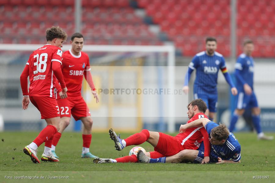 Florian Pieper, Stadion am Schönbusch, Aschaffenburg, 11.02.2023, sport, action, Fussball, BFV, Landesfreundschaftsspiele, Regionalliga Südwest, Regionalliga Bayern, TSV, SVA, TSV Steinbach Haiger, SV Viktoria Aschaffenburg - Bild-ID: 2351097 Florian Pieper, Stadion am Schönbusch, Aschaffenburg, 11.02.2023, sport, action, Fussball, BFV, Landesfreundschaftsspiele, Regionalliga Südwest, Regionalliga Bayern, TSV, SVA, TSV Steinbach Haiger, SV Viktoria Aschaffenburg - Bild-ID: 2351097