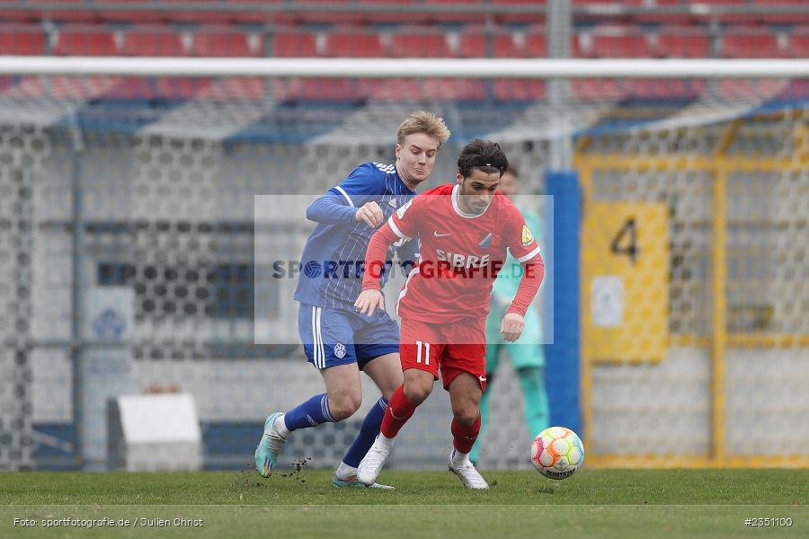 Serkan Firat, Stadion am Schönbusch, Aschaffenburg, 11.02.2023, sport, action, Fussball, BFV, Landesfreundschaftsspiele, Regionalliga Südwest, Regionalliga Bayern, TSV, SVA, TSV Steinbach Haiger, SV Viktoria Aschaffenburg - Bild-ID: 2351100 Serkan Firat, Stadion am Schönbusch, Aschaffenburg, 11.02.2023, sport, action, Fussball, BFV, Landesfreundschaftsspiele, Regionalliga Südwest, Regionalliga Bayern, TSV, SVA, TSV Steinbach Haiger, SV Viktoria Aschaffenburg - Bild-ID: 2351100