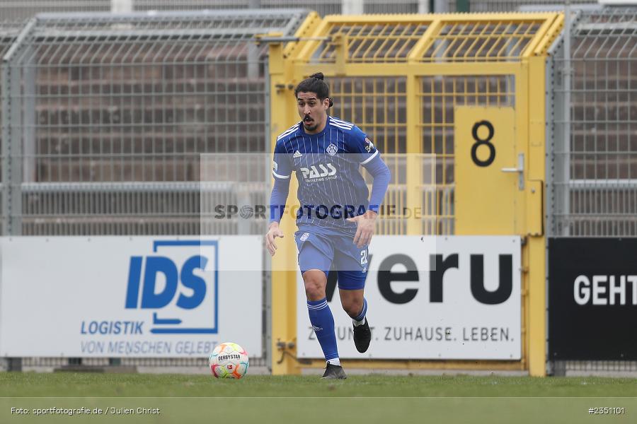 Hamza Boutakhrit, Stadion am Schönbusch, Aschaffenburg, 11.02.2023, sport, action, Fussball, BFV, Landesfreundschaftsspiele, Regionalliga Südwest, Regionalliga Bayern, TSV, SVA, TSV Steinbach Haiger, SV Viktoria Aschaffenburg - Bild-ID: 2351101 Hamza Boutakhrit, Stadion am Schönbusch, Aschaffenburg, 11.02.2023, sport, action, Fussball, BFV, Landesfreundschaftsspiele, Regionalliga Südwest, Regionalliga Bayern, TSV, SVA, TSV Steinbach Haiger, SV Viktoria Aschaffenburg - Bild-ID: 2351101