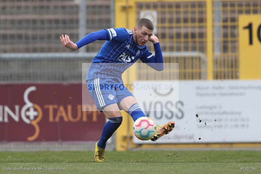 Niklas Meyer, Stadion am Schönbusch, Aschaffenburg, 11.02.2023, sport, action, Fussball, BFV, Landesfreundschaftsspiele, Regionalliga Südwest, Regionalliga Bayern, TSV, SVA, TSV Steinbach Haiger, SV Viktoria Aschaffenburg - Bild-ID: 2351106 Niklas Meyer, Stadion am Schönbusch, Aschaffenburg, 11.02.2023, sport, action, Fussball, BFV, Landesfreundschaftsspiele, Regionalliga Südwest, Regionalliga Bayern, TSV, SVA, TSV Steinbach Haiger, SV Viktoria Aschaffenburg - Bild-ID: 2351106
