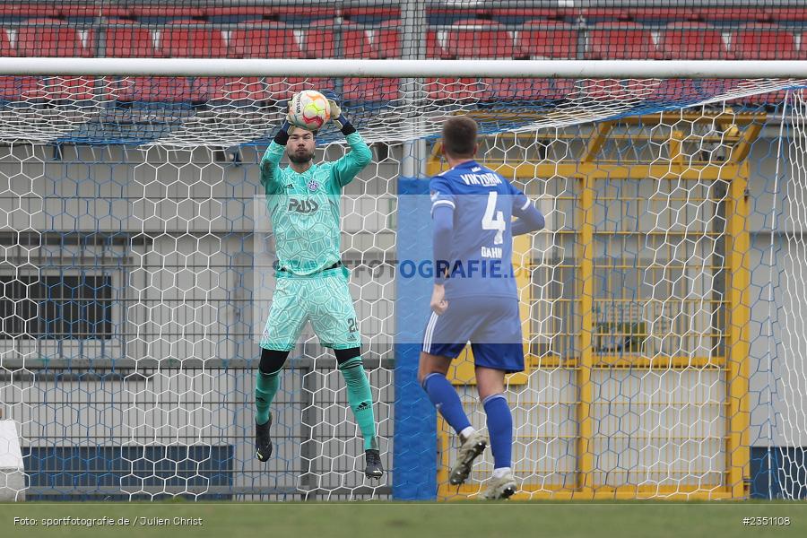 William Herbert, Stadion am Schönbusch, Aschaffenburg, 11.02.2023, sport, action, Fussball, BFV, Landesfreundschaftsspiele, Regionalliga Südwest, Regionalliga Bayern, TSV, SVA, TSV Steinbach Haiger, SV Viktoria Aschaffenburg - Bild-ID: 2351108