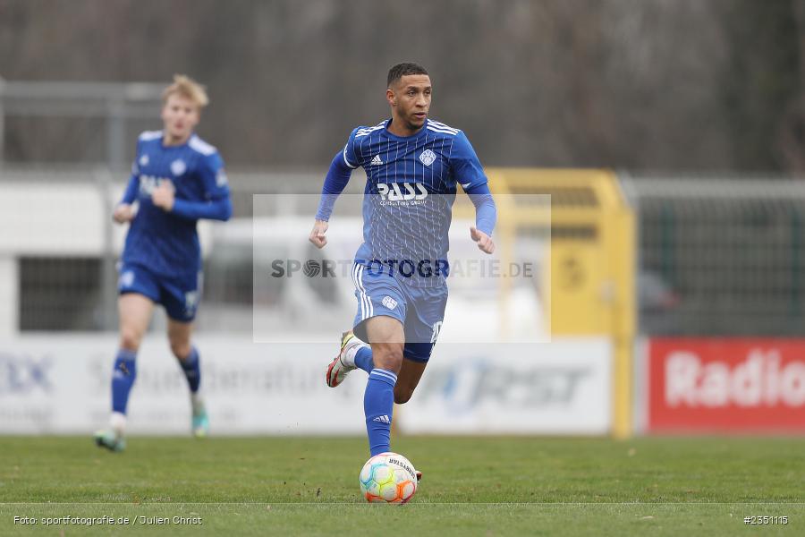 Felix Metzler, Stadion am Schönbusch, Aschaffenburg, 11.02.2023, sport, action, Fussball, BFV, Landesfreundschaftsspiele, Regionalliga Südwest, Regionalliga Bayern, TSV, SVA, TSV Steinbach Haiger, SV Viktoria Aschaffenburg - Bild-ID: 2351115 Felix Metzler, Stadion am Schönbusch, Aschaffenburg, 11.02.2023, sport, action, Fussball, BFV, Landesfreundschaftsspiele, Regionalliga Südwest, Regionalliga Bayern, TSV, SVA, TSV Steinbach Haiger, SV Viktoria Aschaffenburg - Bild-ID: 2351115