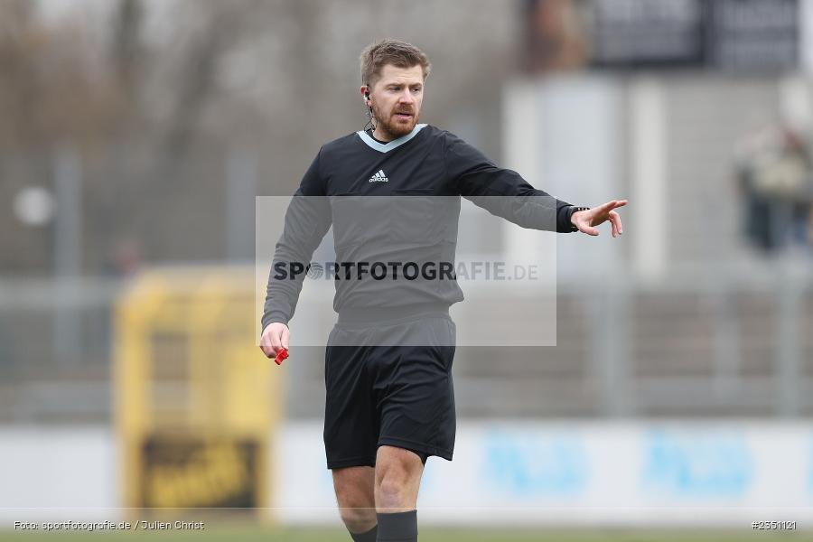 Schiedsrichter, Thomas Gscheidl, Stadion am Schönbusch, Aschaffenburg, 11.02.2023, sport, action, Fussball, BFV, Landesfreundschaftsspiele, Regionalliga Südwest, Regionalliga Bayern, TSV, SVA, TSV Steinbach Haiger, SV Viktoria Aschaffenburg - Bild-ID: 2351121 Schiedsrichter, Thomas Gscheidl, Stadion am Schönbusch, Aschaffenburg, 11.02.2023, sport, action, Fussball, BFV, Landesfreundschaftsspiele, Regionalliga Südwest, Regionalliga Bayern, TSV, SVA, TSV Steinbach Haiger, SV Viktoria Aschaffenburg - Bild-ID: 2351121