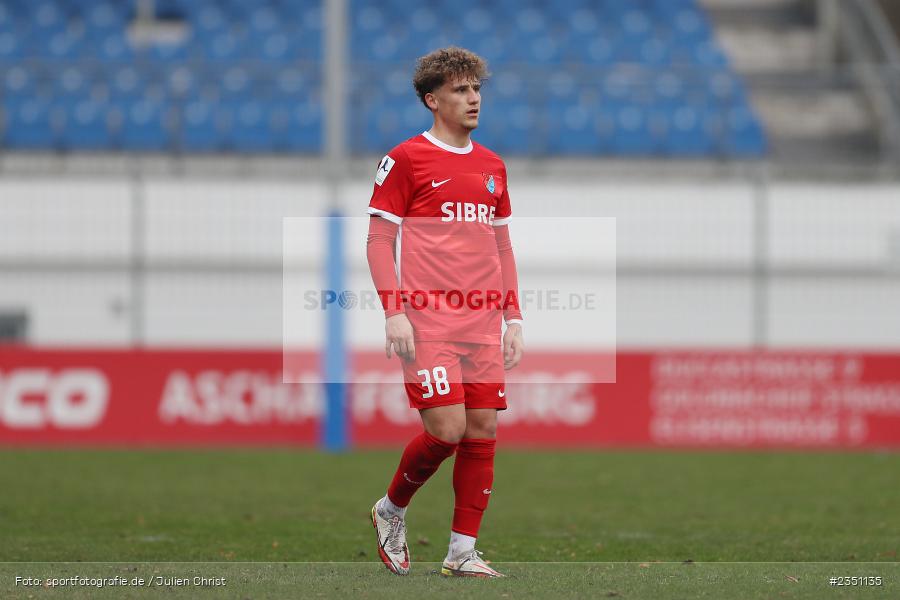 Mick Gudra, Stadion am Schönbusch, Aschaffenburg, 11.02.2023, sport, action, Fussball, BFV, Landesfreundschaftsspiele, Regionalliga Südwest, Regionalliga Bayern, TSV, SVA, TSV Steinbach Haiger, SV Viktoria Aschaffenburg - Bild-ID: 2351135 Mick Gudra, Stadion am Schönbusch, Aschaffenburg, 11.02.2023, sport, action, Fussball, BFV, Landesfreundschaftsspiele, Regionalliga Südwest, Regionalliga Bayern, TSV, SVA, TSV Steinbach Haiger, SV Viktoria Aschaffenburg - Bild-ID: 2351135