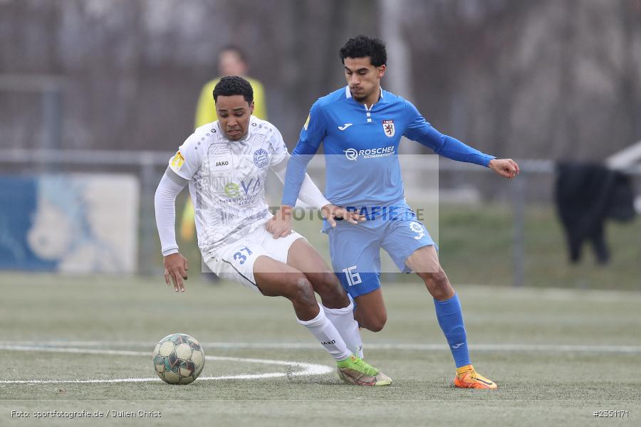 Rahim Desveaux, Städtisches Stadion am Prischoß, Alzenau, 11.02.2023, sport, action, Fussball, HFV, Landesfreundschaftsspiele, Hessenliga, FCG, FCB, FC Gießen, FC Bayern Alzenau - Bild-ID: 2351171 Rahim Desveaux, Städtisches Stadion am Prischoß, Alzenau, 11.02.2023, sport, action, Fussball, HFV, Landesfreundschaftsspiele, Hessenliga, FCG, FCB, FC Gießen, FC Bayern Alzenau - Bild-ID: 2351171