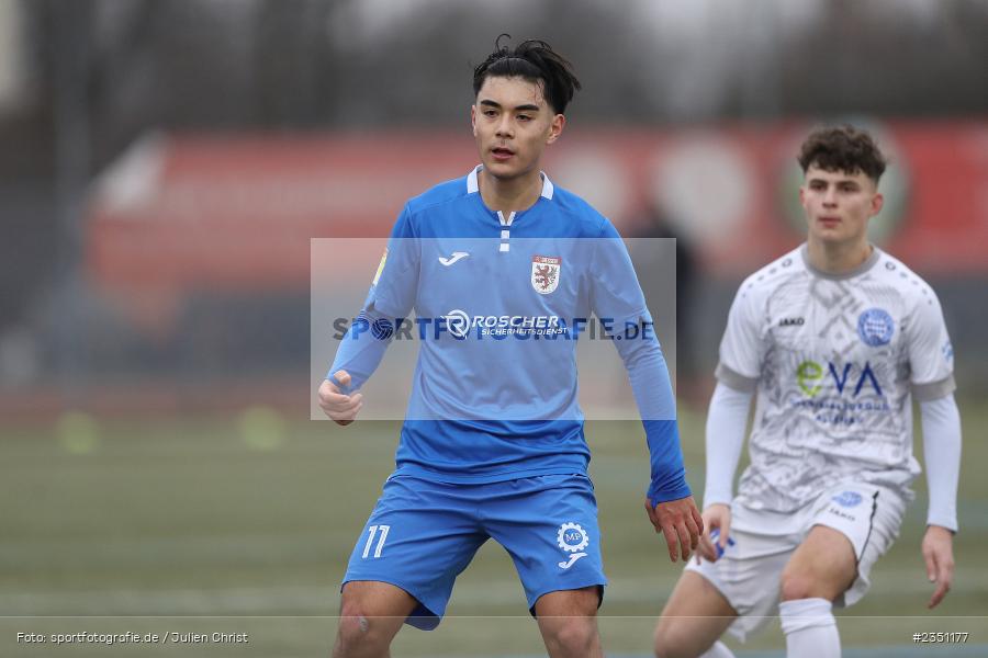 Connor Filsinger, Städtisches Stadion am Prischoß, Alzenau, 11.02.2023, sport, action, Fussball, HFV, Landesfreundschaftsspiele, Hessenliga, FCG, FCB, FC Gießen, FC Bayern Alzenau - Bild-ID: 2351177 Connor Filsinger, Städtisches Stadion am Prischoß, Alzenau, 11.02.2023, sport, action, Fussball, HFV, Landesfreundschaftsspiele, Hessenliga, FCG, FCB, FC Gießen, FC Bayern Alzenau - Bild-ID: 2351177
