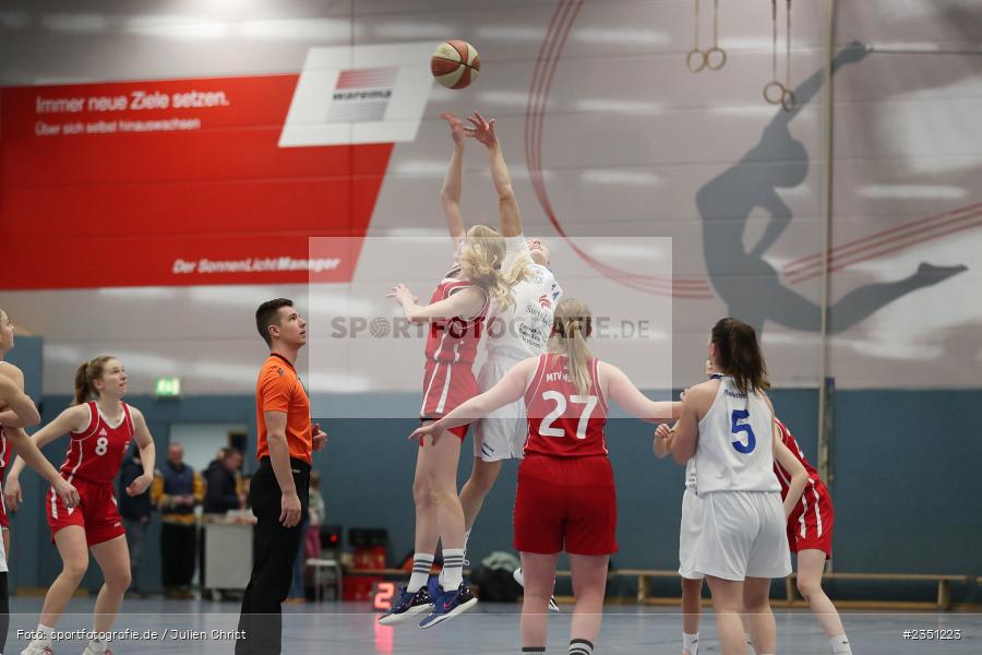 Maike Herrmann, Hans-Wilhelm-Renkhoff-Halle, Marktheidenfeld, 11.02.2023, sport, action, Basketball, Regionalliga Damen PlayOff, RLDPO1, PlayOff Runde 1, RLS, MTV, TVM, MTV 1879 München, TV Marktheidenfeld - Bild-ID: 2351223