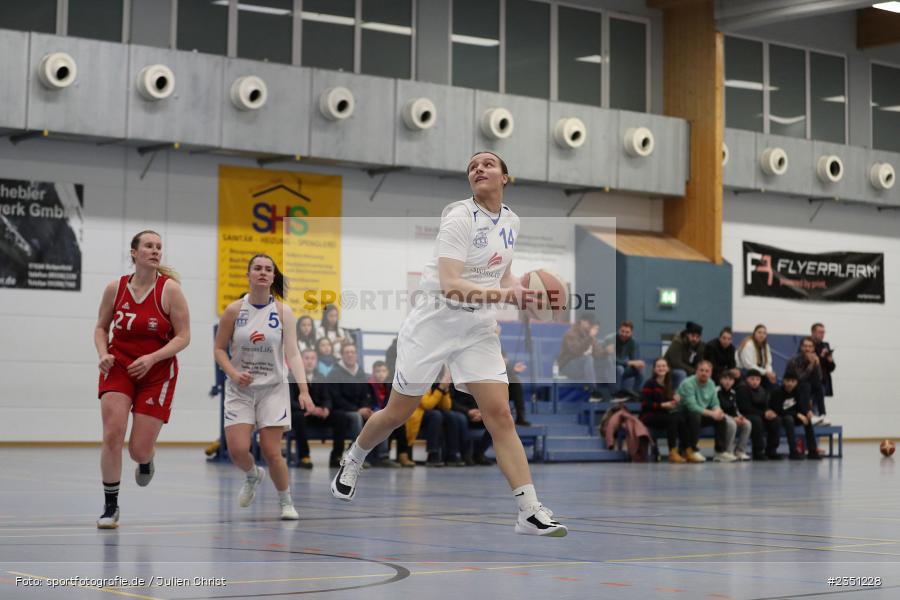 Maike Herrmann, Hans-Wilhelm-Renkhoff-Halle, Marktheidenfeld, 11.02.2023, sport, action, Basketball, Regionalliga Damen PlayOff, RLDPO1, PlayOff Runde 1, RLS, MTV, TVM, MTV 1879 München, TV Marktheidenfeld - Bild-ID: 2351228 Maike Herrmann, Hans-Wilhelm-Renkhoff-Halle, Marktheidenfeld, 11.02.2023, sport, action, Basketball, Regionalliga Damen PlayOff, RLDPO1, PlayOff Runde 1, RLS, MTV, TVM, MTV 1879 München, TV Marktheidenfeld - Bild-ID: 2351228