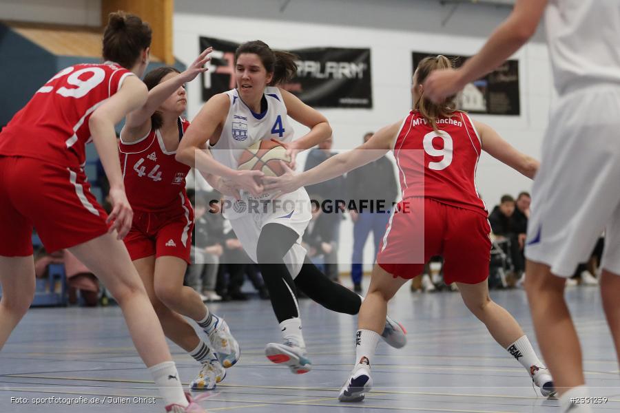 Eva Barthel, Hans-Wilhelm-Renkhoff-Halle, Marktheidenfeld, 11.02.2023, sport, action, Basketball, Regionalliga Damen PlayOff, RLDPO1, PlayOff Runde 1, RLS, MTV, TVM, MTV 1879 München, TV Marktheidenfeld - Bild-ID: 2351239 Eva Barthel, Hans-Wilhelm-Renkhoff-Halle, Marktheidenfeld, 11.02.2023, sport, action, Basketball, Regionalliga Damen PlayOff, RLDPO1, PlayOff Runde 1, RLS, MTV, TVM, MTV 1879 München, TV Marktheidenfeld - Bild-ID: 2351239