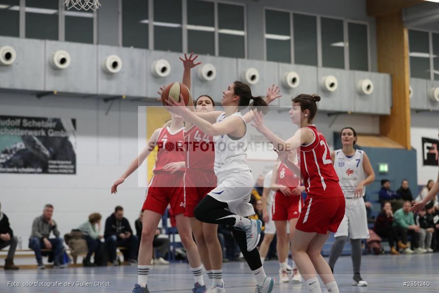 Eva Barthel, Hans-Wilhelm-Renkhoff-Halle, Marktheidenfeld, 11.02.2023, sport, action, Basketball, Regionalliga Damen PlayOff, RLDPO1, PlayOff Runde 1, RLS, MTV, TVM, MTV 1879 München, TV Marktheidenfeld - Bild-ID: 2351240 Eva Barthel, Hans-Wilhelm-Renkhoff-Halle, Marktheidenfeld, 11.02.2023, sport, action, Basketball, Regionalliga Damen PlayOff, RLDPO1, PlayOff Runde 1, RLS, MTV, TVM, MTV 1879 München, TV Marktheidenfeld - Bild-ID: 2351240