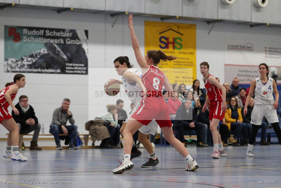 Margret Pfister, Hans-Wilhelm-Renkhoff-Halle, Marktheidenfeld, 11.02.2023, sport, action, Basketball, Regionalliga Damen PlayOff, RLDPO1, PlayOff Runde 1, RLS, MTV, TVM, MTV 1879 München, TV Marktheidenfeld - Bild-ID: 2351241 Margret Pfister, Hans-Wilhelm-Renkhoff-Halle, Marktheidenfeld, 11.02.2023, sport, action, Basketball, Regionalliga Damen PlayOff, RLDPO1, PlayOff Runde 1, RLS, MTV, TVM, MTV 1879 München, TV Marktheidenfeld - Bild-ID: 2351241