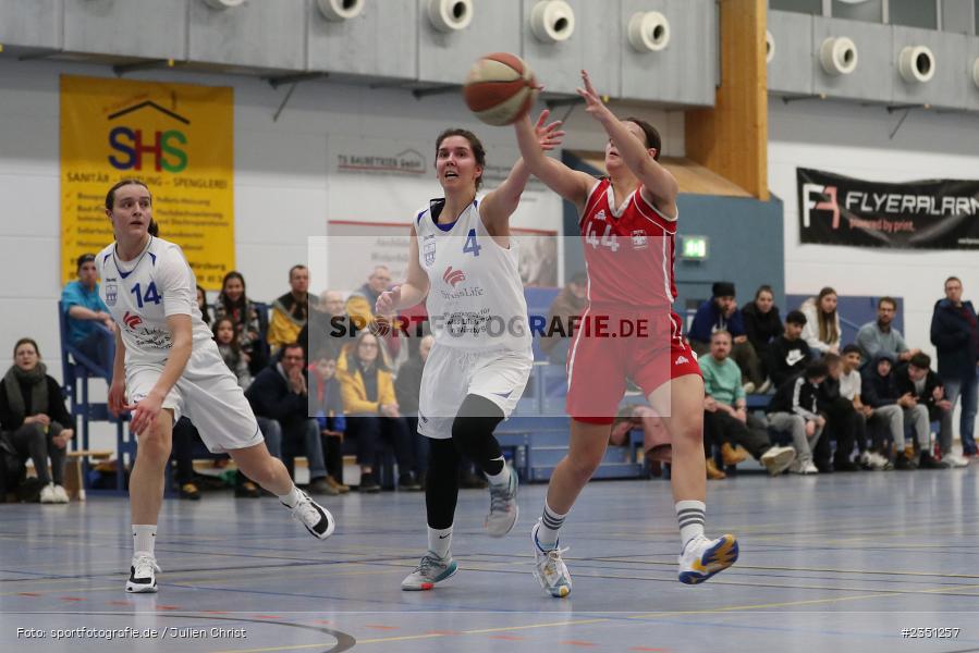 Eva Barthel, Hans-Wilhelm-Renkhoff-Halle, Marktheidenfeld, 11.02.2023, sport, action, Basketball, Regionalliga Damen PlayOff, RLDPO1, PlayOff Runde 1, RLS, MTV, TVM, MTV 1879 München, TV Marktheidenfeld - Bild-ID: 2351257 Eva Barthel, Hans-Wilhelm-Renkhoff-Halle, Marktheidenfeld, 11.02.2023, sport, action, Basketball, Regionalliga Damen PlayOff, RLDPO1, PlayOff Runde 1, RLS, MTV, TVM, MTV 1879 München, TV Marktheidenfeld - Bild-ID: 2351257