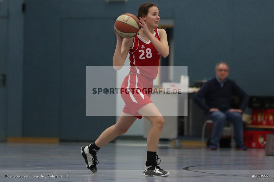 Emilia Kargl, Hans-Wilhelm-Renkhoff-Halle, Marktheidenfeld, 11.02.2023, sport, action, Basketball, Regionalliga Damen PlayOff, RLDPO1, PlayOff Runde 1, RLS, MTV, TVM, MTV 1879 München, TV Marktheidenfeld - Bild-ID: 2351259