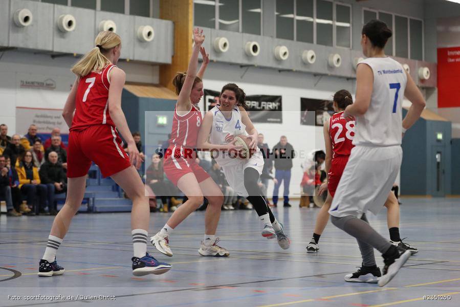 Eva Barthel, Hans-Wilhelm-Renkhoff-Halle, Marktheidenfeld, 11.02.2023, sport, action, Basketball, Regionalliga Damen PlayOff, RLDPO1, PlayOff Runde 1, RLS, MTV, TVM, MTV 1879 München, TV Marktheidenfeld - Bild-ID: 2351260 Eva Barthel, Hans-Wilhelm-Renkhoff-Halle, Marktheidenfeld, 11.02.2023, sport, action, Basketball, Regionalliga Damen PlayOff, RLDPO1, PlayOff Runde 1, RLS, MTV, TVM, MTV 1879 München, TV Marktheidenfeld - Bild-ID: 2351260