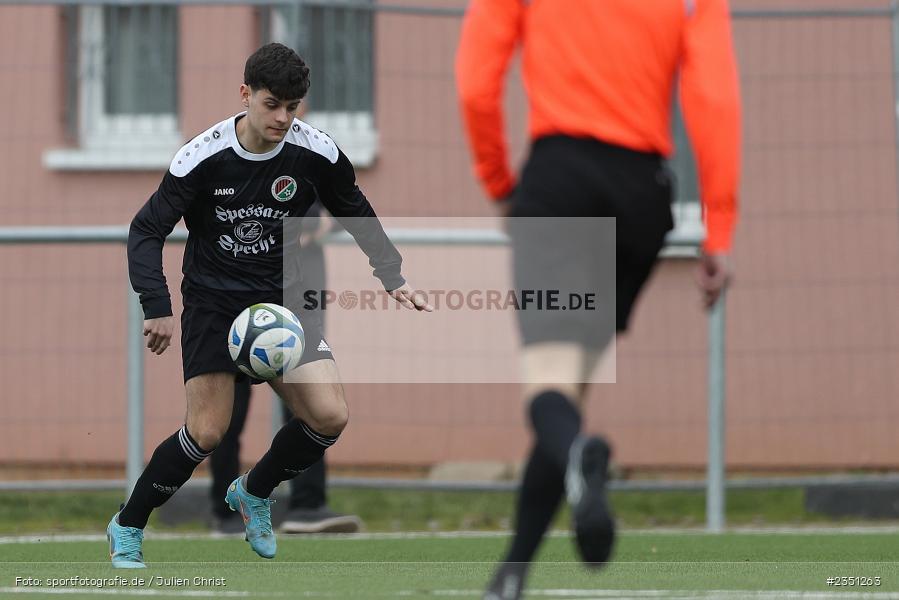 Andreas Aust, Kunstrasenplatz, Erlabrunn, 12.02.2023, sport, action, Fussball, Bezirksliga Unterfranken West, bfv-Landesliga Odenwald, Regional Freundschaftsspiele, SVN, TSV, SV Nassig, TSV Lohr - Bild-ID: 2351263 Andreas Aust, Kunstrasenplatz, Erlabrunn, 12.02.2023, sport, action, Fussball, Bezirksliga Unterfranken West, bfv-Landesliga Odenwald, Regional Freundschaftsspiele, SVN, TSV, SV Nassig, TSV Lohr - Bild-ID: 2351263