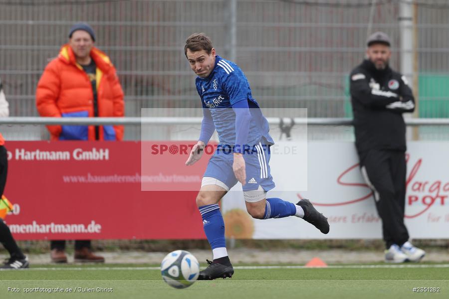 Albert Grenz, Kunstrasenplatz, Erlabrunn, 12.02.2023, sport, action, Fussball, Bezirksliga Unterfranken West, bfv-Landesliga Odenwald, Regional Freundschaftsspiele, SVN, TSV, SV Nassig, TSV Lohr - Bild-ID: 2351282 Albert Grenz, Kunstrasenplatz, Erlabrunn, 12.02.2023, sport, action, Fussball, Bezirksliga Unterfranken West, bfv-Landesliga Odenwald, Regional Freundschaftsspiele, SVN, TSV, SV Nassig, TSV Lohr - Bild-ID: 2351282