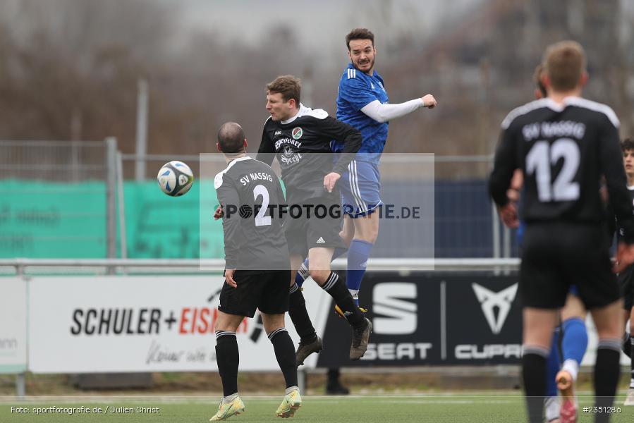 Andreas Genheimer, Kunstrasenplatz, Erlabrunn, 12.02.2023, sport, action, Fussball, Bezirksliga Unterfranken West, bfv-Landesliga Odenwald, Regional Freundschaftsspiele, SVN, TSV, SV Nassig, TSV Lohr - Bild-ID: 2351286 Andreas Genheimer, Kunstrasenplatz, Erlabrunn, 12.02.2023, sport, action, Fussball, Bezirksliga Unterfranken West, bfv-Landesliga Odenwald, Regional Freundschaftsspiele, SVN, TSV, SV Nassig, TSV Lohr - Bild-ID: 2351286
