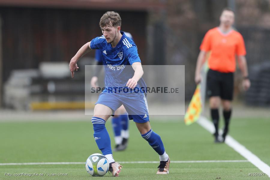 Tim Wagner, Kunstrasenplatz, Erlabrunn, 12.02.2023, sport, action, Fussball, Bezirksliga Unterfranken West, bfv-Landesliga Odenwald, Regional Freundschaftsspiele, SVN, TSV, SV Nassig, TSV Lohr - Bild-ID: 2351297