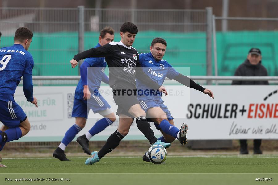 Andreas Aust, Kunstrasenplatz, Erlabrunn, 12.02.2023, sport, action, Fussball, Bezirksliga Unterfranken West, bfv-Landesliga Odenwald, Regional Freundschaftsspiele, SVN, TSV, SV Nassig, TSV Lohr - Bild-ID: 2351298