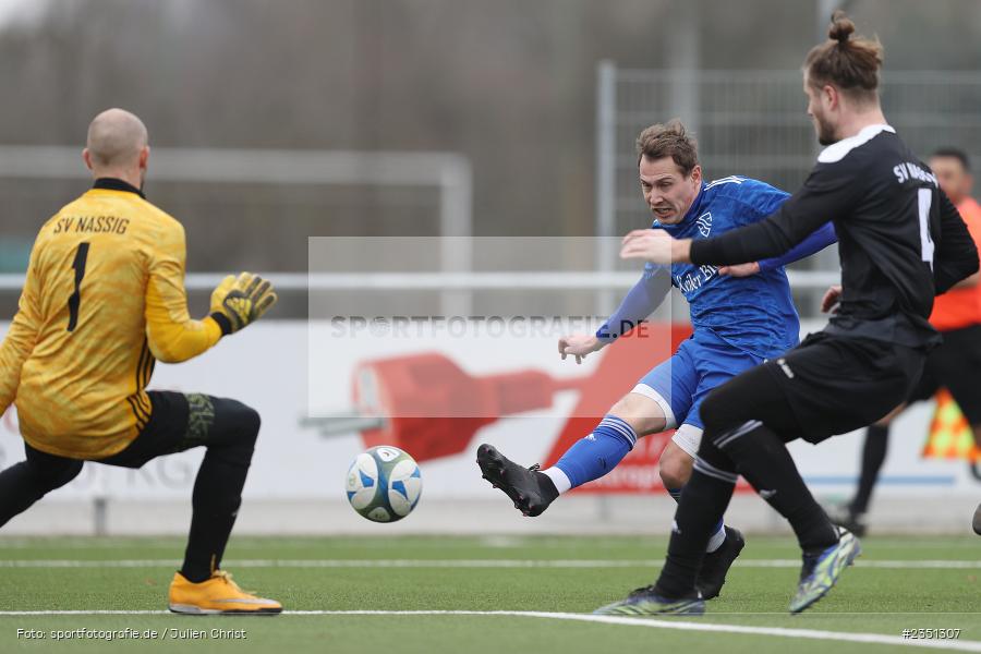 Albert Grenz, Kunstrasenplatz, Erlabrunn, 12.02.2023, sport, action, Fussball, Bezirksliga Unterfranken West, bfv-Landesliga Odenwald, Regional Freundschaftsspiele, SVN, TSV, SV Nassig, TSV Lohr - Bild-ID: 2351307