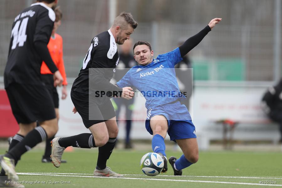 Alessandro Englert, Kunstrasenplatz, Erlabrunn, 12.02.2023, sport, action, Fussball, Bezirksliga Unterfranken West, bfv-Landesliga Odenwald, Regional Freundschaftsspiele, SVN, TSV, SV Nassig, TSV Lohr - Bild-ID: 2351326 Alessandro Englert, Kunstrasenplatz, Erlabrunn, 12.02.2023, sport, action, Fussball, Bezirksliga Unterfranken West, bfv-Landesliga Odenwald, Regional Freundschaftsspiele, SVN, TSV, SV Nassig, TSV Lohr - Bild-ID: 2351326