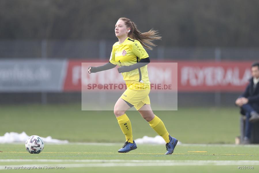 Linda Demann, Sportpark Heuchelhof, Würzburg, 12.02.2023, sport, action, Fussball, Frauen, Landesliga Nordwest, Bezirksoberliga, ERL, FWK, SpVgg Erlangen, FC Würzburger Kickers II - Bild-ID: 2351338 Linda Demann, Sportpark Heuchelhof, Würzburg, 12.02.2023, sport, action, Fussball, Frauen, Landesliga Nordwest, Bezirksoberliga, ERL, FWK, SpVgg Erlangen, FC Würzburger Kickers II - Bild-ID: 2351338