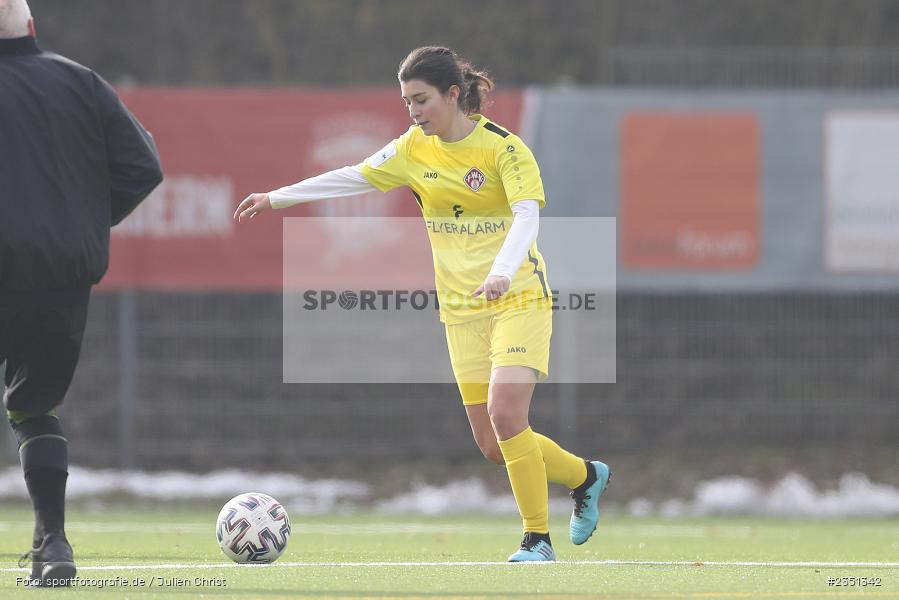 Miriam Fernandez-Giro Munoz, Sportpark Heuchelhof, Würzburg, 12.02.2023, sport, action, Fussball, Frauen, Landesliga Nordwest, Bezirksoberliga, ERL, FWK, SpVgg Erlangen, FC Würzburger Kickers II - Bild-ID: 2351342 Miriam Fernandez-Giro Munoz, Sportpark Heuchelhof, Würzburg, 12.02.2023, sport, action, Fussball, Frauen, Landesliga Nordwest, Bezirksoberliga, ERL, FWK, SpVgg Erlangen, FC Würzburger Kickers II - Bild-ID: 2351342