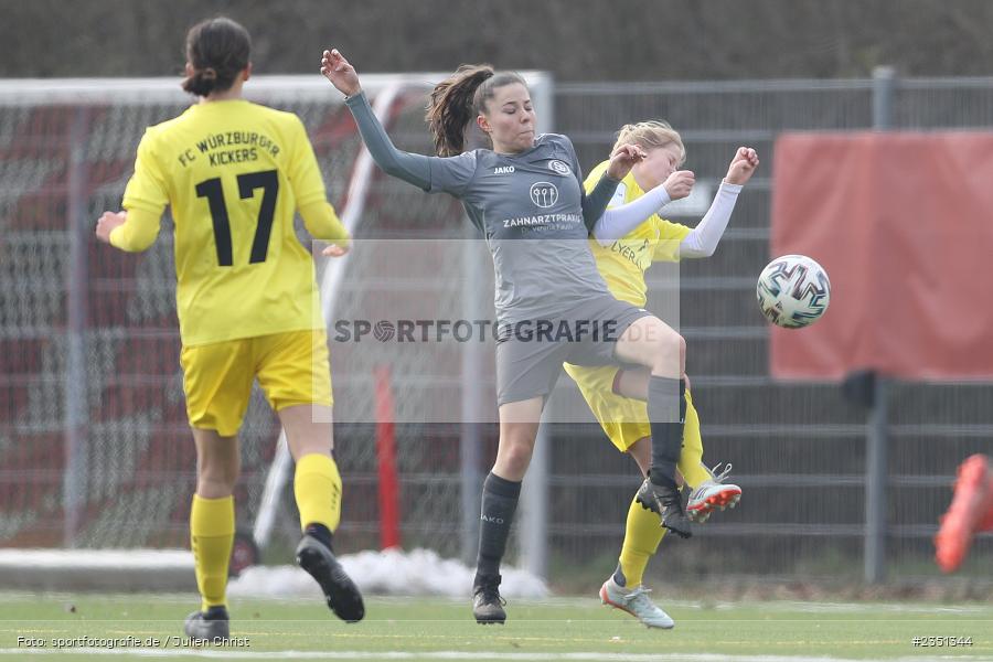 Hannah Hafner, Sportpark Heuchelhof, Würzburg, 12.02.2023, sport, action, Fussball, Frauen, Landesliga Nordwest, Bezirksoberliga, ERL, FWK, SpVgg Erlangen, FC Würzburger Kickers II - Bild-ID: 2351344 Hannah Hafner, Sportpark Heuchelhof, Würzburg, 12.02.2023, sport, action, Fussball, Frauen, Landesliga Nordwest, Bezirksoberliga, ERL, FWK, SpVgg Erlangen, FC Würzburger Kickers II - Bild-ID: 2351344