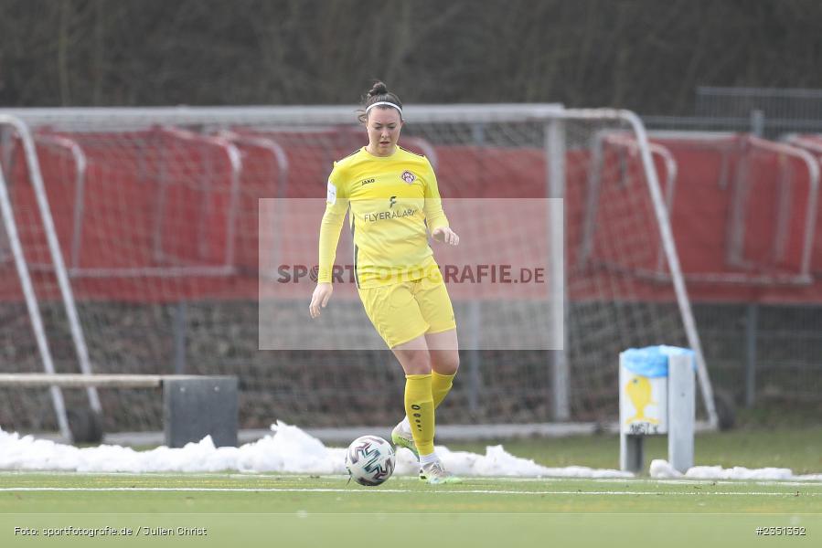 Maria Schmolke, Sportpark Heuchelhof, Würzburg, 12.02.2023, sport, action, Fussball, Frauen, Landesliga Nordwest, Bezirksoberliga, ERL, FWK, SpVgg Erlangen, FC Würzburger Kickers II - Bild-ID: 2351352 Maria Schmolke, Sportpark Heuchelhof, Würzburg, 12.02.2023, sport, action, Fussball, Frauen, Landesliga Nordwest, Bezirksoberliga, ERL, FWK, SpVgg Erlangen, FC Würzburger Kickers II - Bild-ID: 2351352